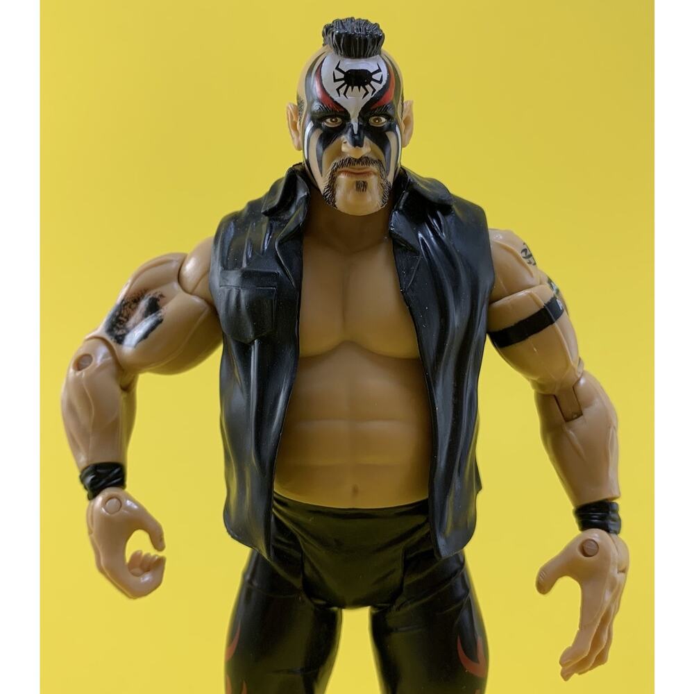 WWE ROAD WARRIOR ANIMAL SPIDER FACE PAINT WRESTLING ACTION FIGURE WRESTLER 2003